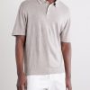 Knitted Linen Polo Shirt - FR Knitted Linen Polo Shirt - FR
