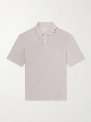 Knitted Linen Polo Shirt Knitted Linen Polo Shirt