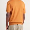 Pointelle-Knit Cotton Polo Shirt - BK
