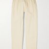 Joggy Straight-Leg Linen Drawstring Trousers Joggy Straight-Leg Linen Drawstring Trousers
