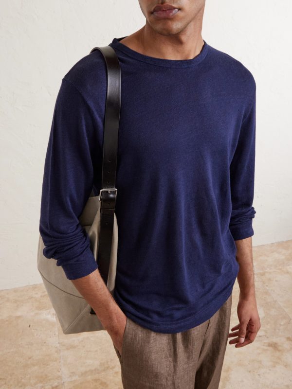 Linen-Jersey T-Shirt - CU Linen-Jersey T-Shirt - CU