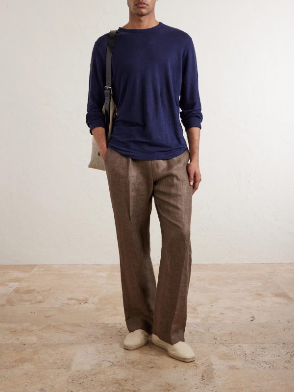 Linen-Jersey T-Shirt - OU Linen-Jersey T-Shirt - OU