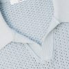 Open-Collar Knitted Organic Cotton Polo Shirt - E1 Open-Collar Knitted Organic Cotton Polo Shirt - E1