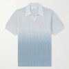 Open-Collar Knitted Organic Cotton Polo Shirt Open-Collar Knitted Organic Cotton Polo Shirt