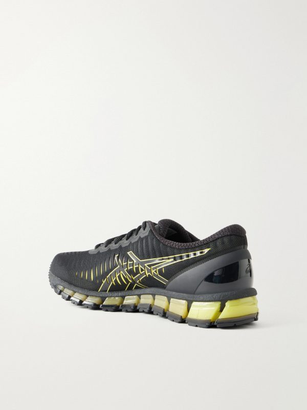 GEL-QUANTUM® 360 Rubber-Trimmed Mesh Sneakers - BK GEL-QUANTUM® 360 Rubber-Trimmed Mesh Sneakers - BK