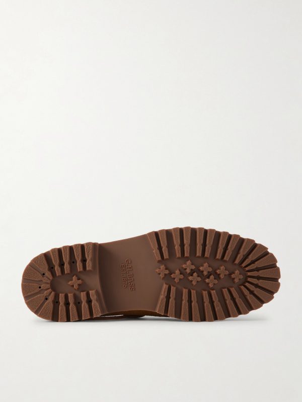Ranger Camp Moc Leather-Trimmed Suede Boat Shoes - E1 Ranger Camp Moc Leather-Trimmed Suede Boat Shoes - E1