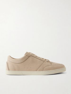 Chambelisneak Embellished Nubuck Sneakers