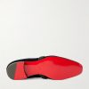 Dandydeco Grosgrain-Trimmed Velour Loafers - E1 Dandydeco Grosgrain-Trimmed Velour Loafers - E1