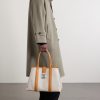 Nox Leather-Trimmed Linen Tote Bag - OU Nox Leather-Trimmed Linen Tote Bag - OU