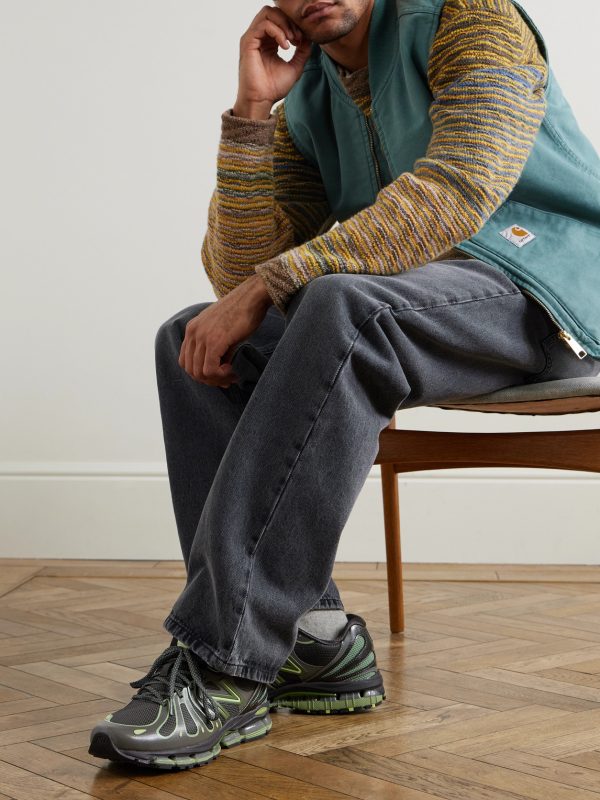 1890 Rubber-Trimmed Mesh Sneakers - OU 1890 Rubber-Trimmed Mesh Sneakers - OU