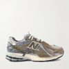 1906 Tech Explosion Mesh, Brushed-Suede and Rubber Sneakers