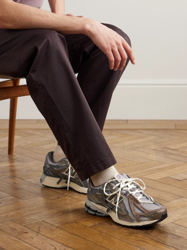 1906 Tech Explosion Mesh, Brushed-Suede and Rubber Sneakers - OU
