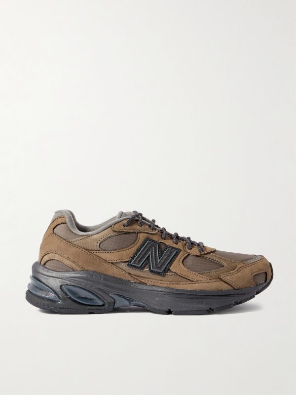 ABZORB 2010 Suede and Mesh Sneakers