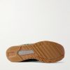 1500 Leather-Trimmed Suede and Mesh Sneakers - E1