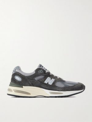 991 Suede, Nubuck and Mesh Sneakers