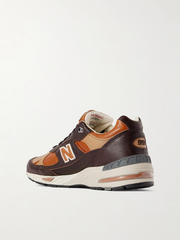 991 Full-Grain Leather Sneakers - BK 991 Full-Grain Leather Sneakers - BK