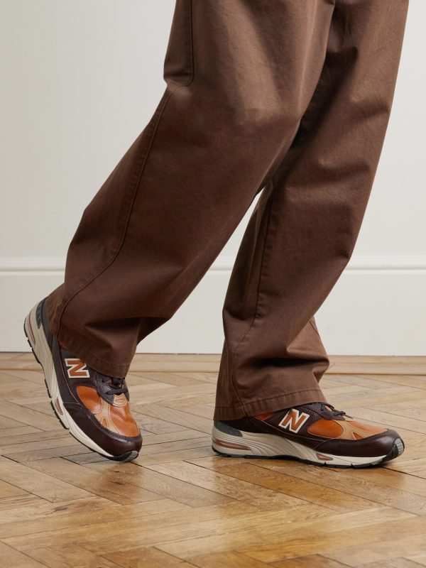 991 Full-Grain Leather Sneakers - OU 991 Full-Grain Leather Sneakers - OU