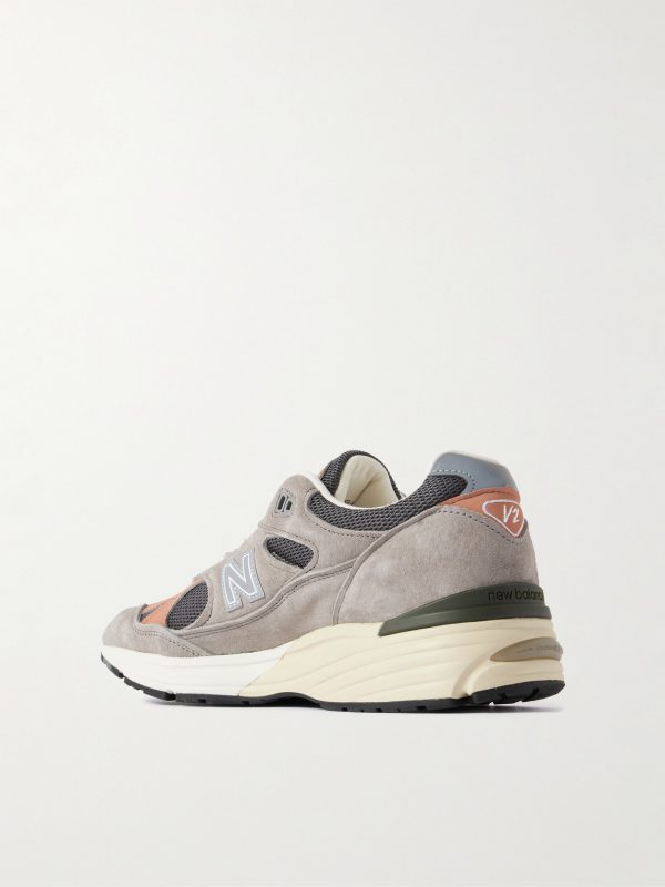 991v2 Suede and Mesh Sneakers - BK 991v2 Suede and Mesh Sneakers - BK