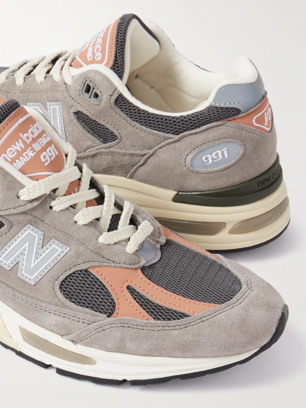 991v2 Suede and Mesh Sneakers - CU 991v2 Suede and Mesh Sneakers - CU