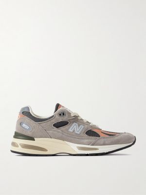 991v2 Suede and Mesh Sneakers