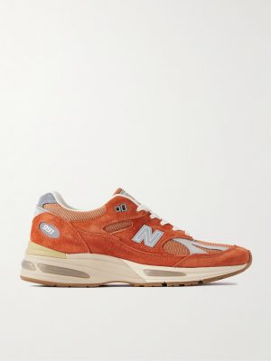 991v2 Suede and Mesh Sneakers