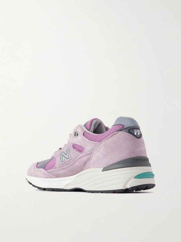 991v2 Suede and Mesh Sneakers - BK 991v2 Suede and Mesh Sneakers - BK