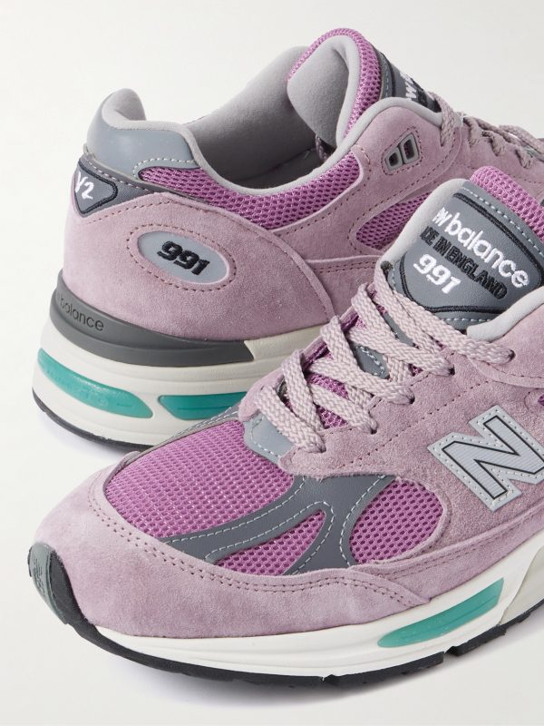 991v2 Suede and Mesh Sneakers - CU 991v2 Suede and Mesh Sneakers - CU