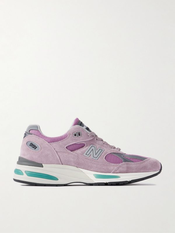 991v2 Suede and Mesh Sneakers 991v2 Suede and Mesh Sneakers
