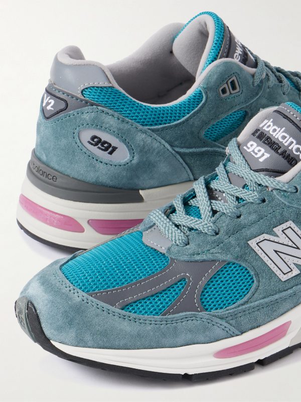 991v2 Suede and Mesh Sneakers - CU 991v2 Suede and Mesh Sneakers - CU