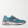 991v2 Suede and Mesh Sneakers 991v2 Suede and Mesh Sneakers