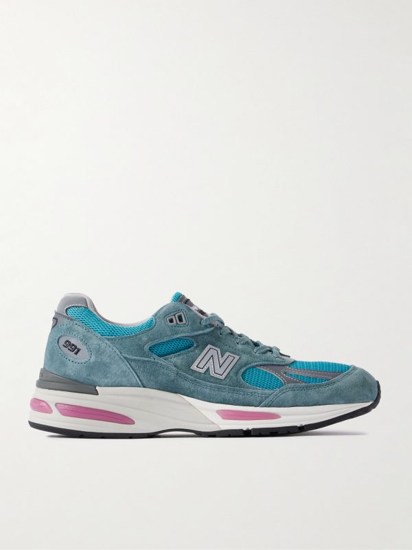991v2 Suede and Mesh Sneakers 991v2 Suede and Mesh Sneakers