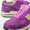 993 MiUSA Leather-Trimmed Mesh and Suede Sneakers - CU