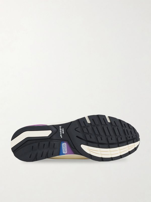 992 Leather-Trimmed Mesh Sneakers - E1 992 Leather-Trimmed Mesh Sneakers - E1
