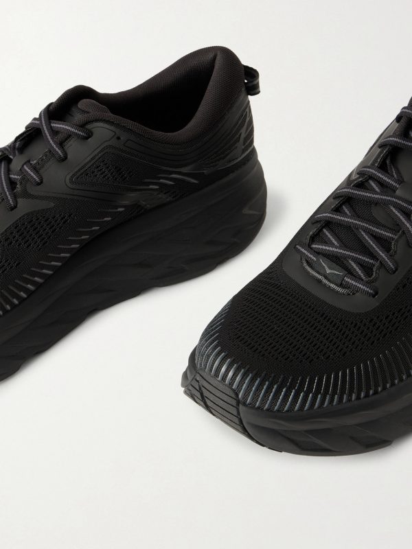 Bondi 7 Rubber-Trimmed Mesh Running Sneakers - CU