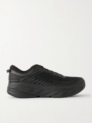 Bondi 7 Rubber-Trimmed Mesh Running Sneakers Bondi 7 Rubber-Trimmed Mesh Running Sneakers
