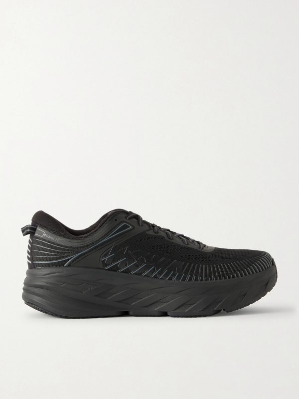 Bondi 7 Rubber-Trimmed Mesh Running Sneakers