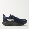 Clifton 10 Rubber-Trimmed Jacquard Running Sneakers