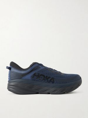Bondi 7 Rubber-Trimmed Mesh Running Sneakers Bondi 7 Rubber-Trimmed Mesh Running Sneakers