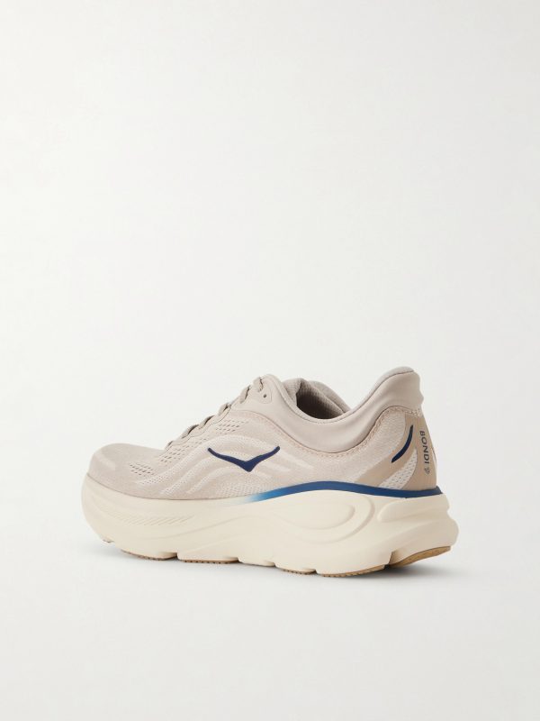 Bondi 9 Rubber-Trimmed Mesh Running Sneakers - BK