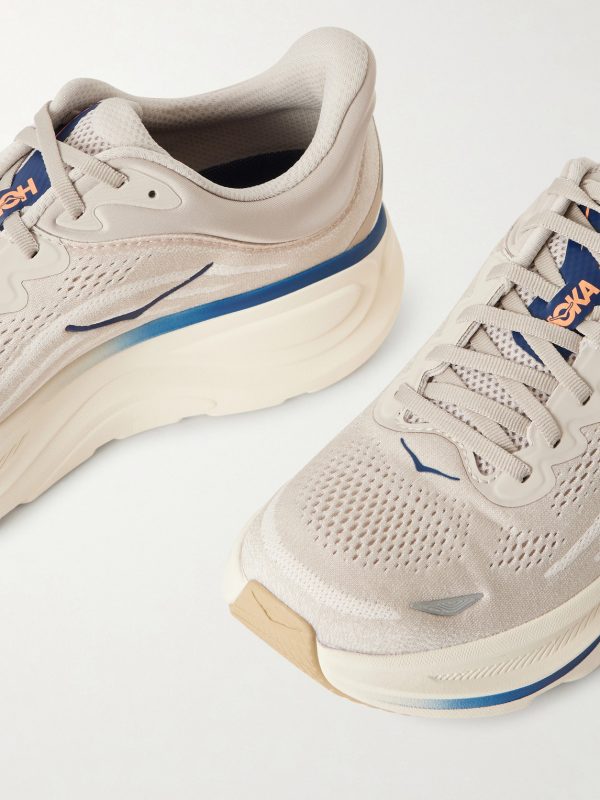 Bondi 9 Rubber-Trimmed Mesh Running Sneakers - CU