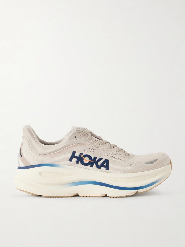Bondi 9 Rubber-Trimmed Mesh Running Sneakers