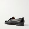 Lopez Embellished Leather Penny Loafers - BK Lopez Embellished Leather Penny Loafers - BK
