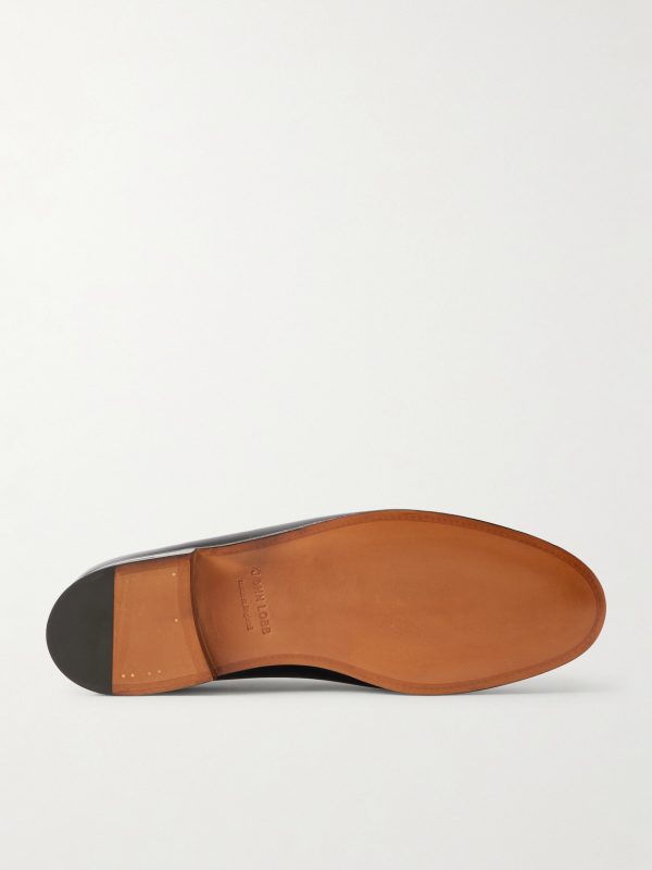 Lopez Embellished Leather Penny Loafers - E1 Lopez Embellished Leather Penny Loafers - E1