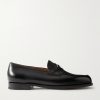 Lopez Embellished Leather Penny Loafers Lopez Embellished Leather Penny Loafers