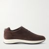 Elastic Stream Nubuck Sneakers
