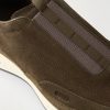 Elastic Stream Suede Sneakers - CU