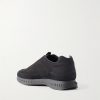 Elastic Stream Nubuck Sneakers - BK Elastic Stream Nubuck Sneakers - BK