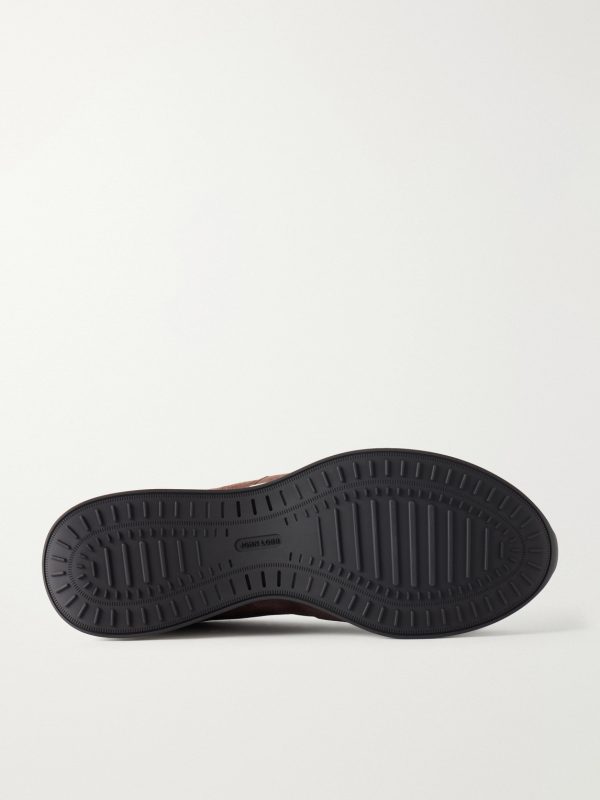 Laced Stream Nubuck Sneakers - E1 Laced Stream Nubuck Sneakers - E1