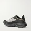 Neuva Advanced Leather and Rubber-Trimmed Mesh Sneakers - BK Neuva Advanced Leather and Rubber-Trimmed Mesh Sneakers - BK