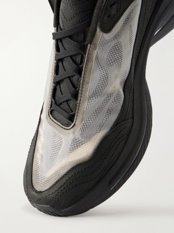 Neuva Advanced Leather and Rubber-Trimmed Mesh Sneakers - CU Neuva Advanced Leather and Rubber-Trimmed Mesh Sneakers - CU